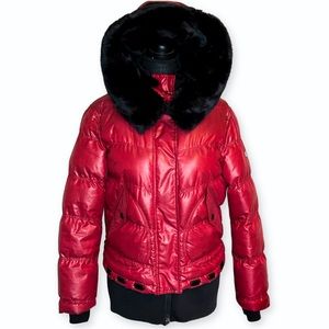 Wellensteyn Queens‎ Rot Bomber Jacket Red Size L